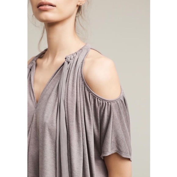 Anthropologie Deletta Tulay Open Shoulder Top - Picture 2 of 8